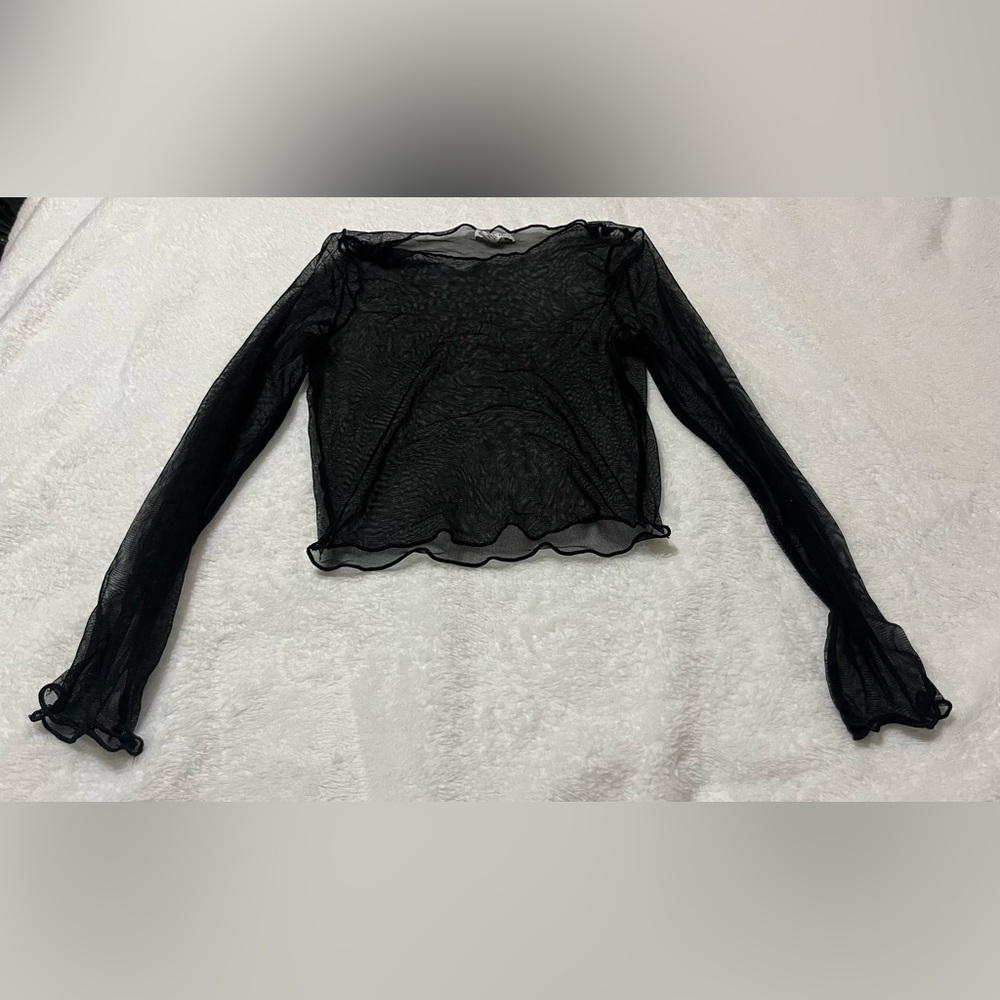 AMERICAN EAGLE sheer mesh top